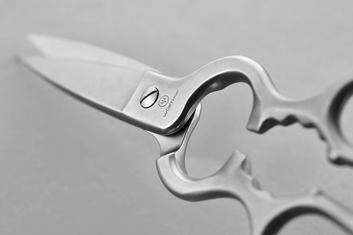 Stainless Kitchen Shears crafted from durable stainless steel with ergonomic handles and precision blades for efficient and versatile kitchen use.