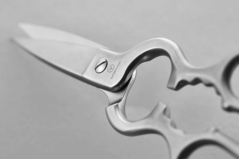 Stainless Kitchen Shears crafted from durable stainless steel with ergonomic handles and precision blades for efficient and versatile kitchen use.