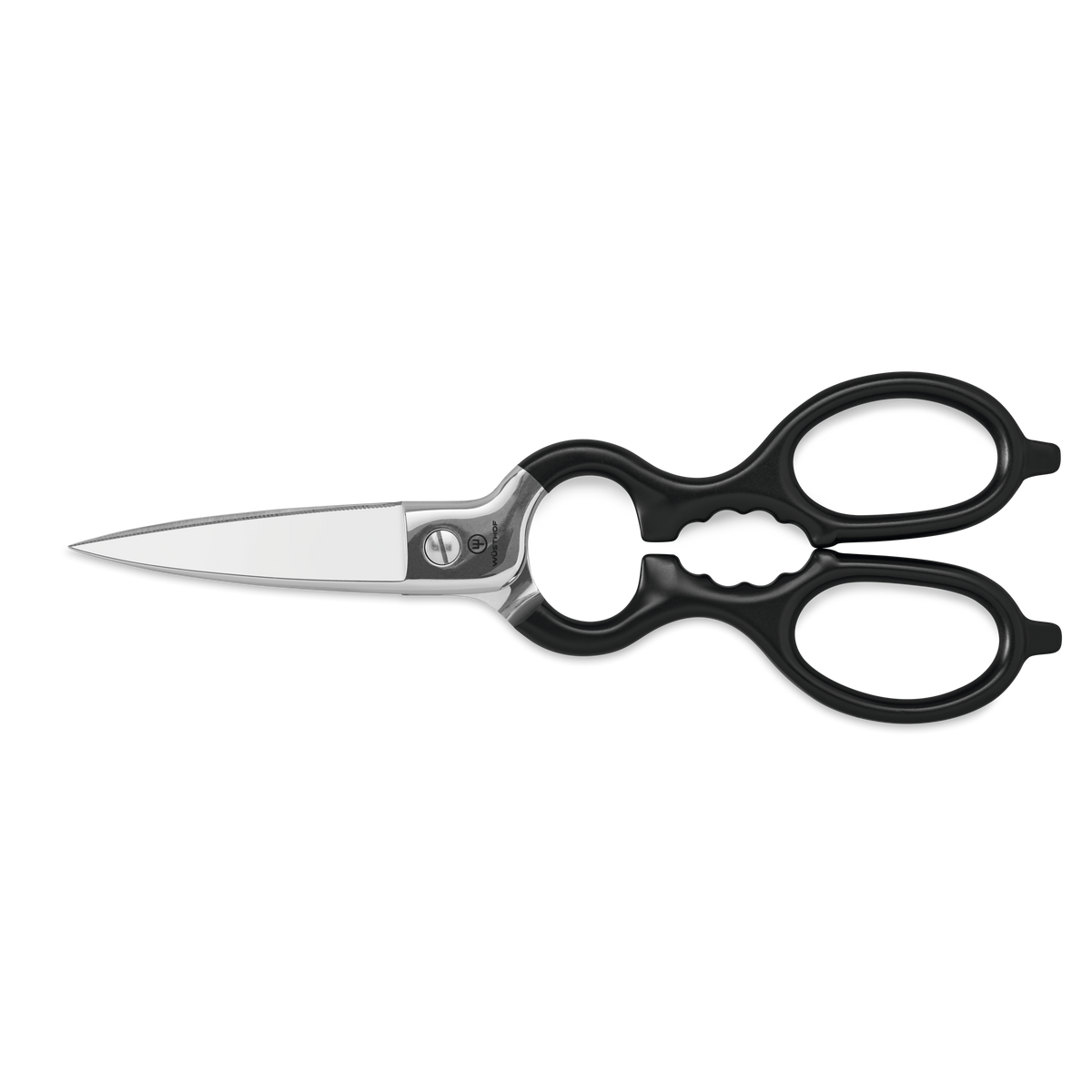 Stainless Kitchen Shears with Synthetic Grips featuring sharp stainless steel blades and ergonomic handles for comfortable, precise kitchen cutting tasks.