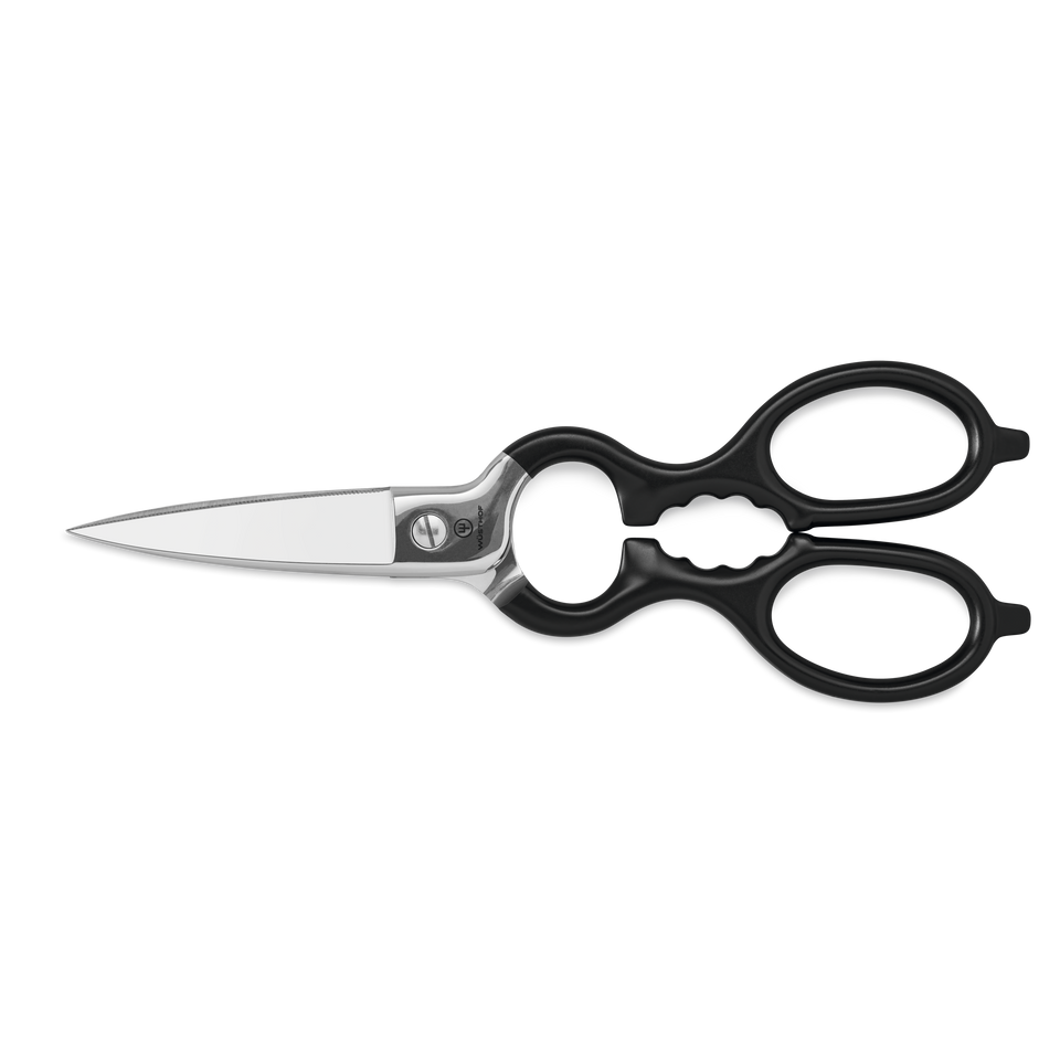 Stainless Kitchen Shears with Synthetic Grips featuring sharp stainless steel blades and ergonomic handles for comfortable, precise kitchen cutting tasks.